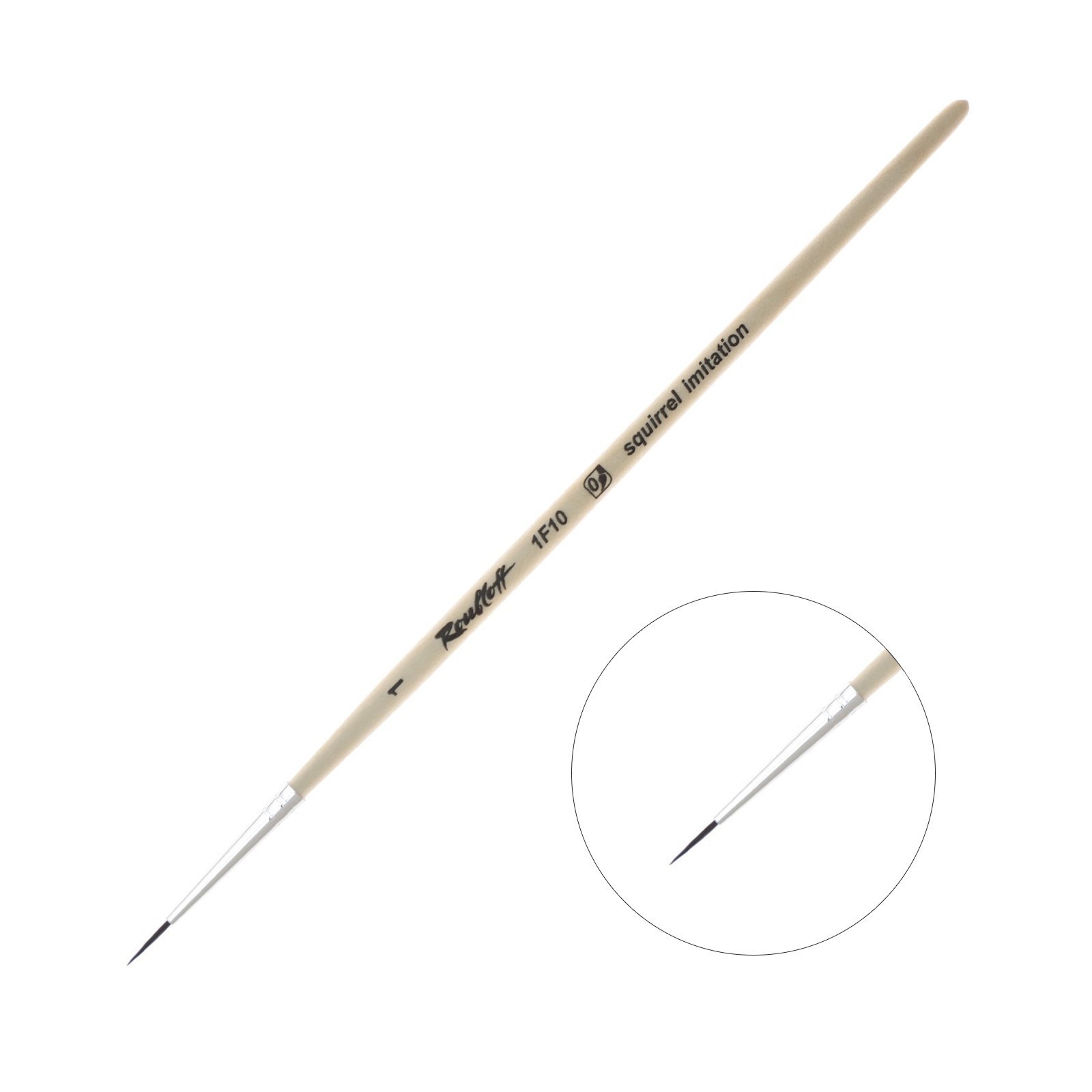 Кисть имит. белки №1 круглая (рублефф)