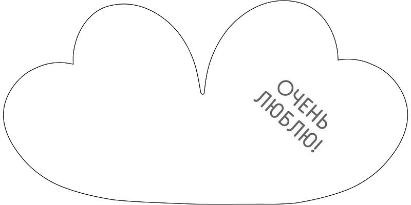 Открытка мини 6х6см "кролик"