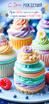 Конверт для денег "с днём рождения!" лак