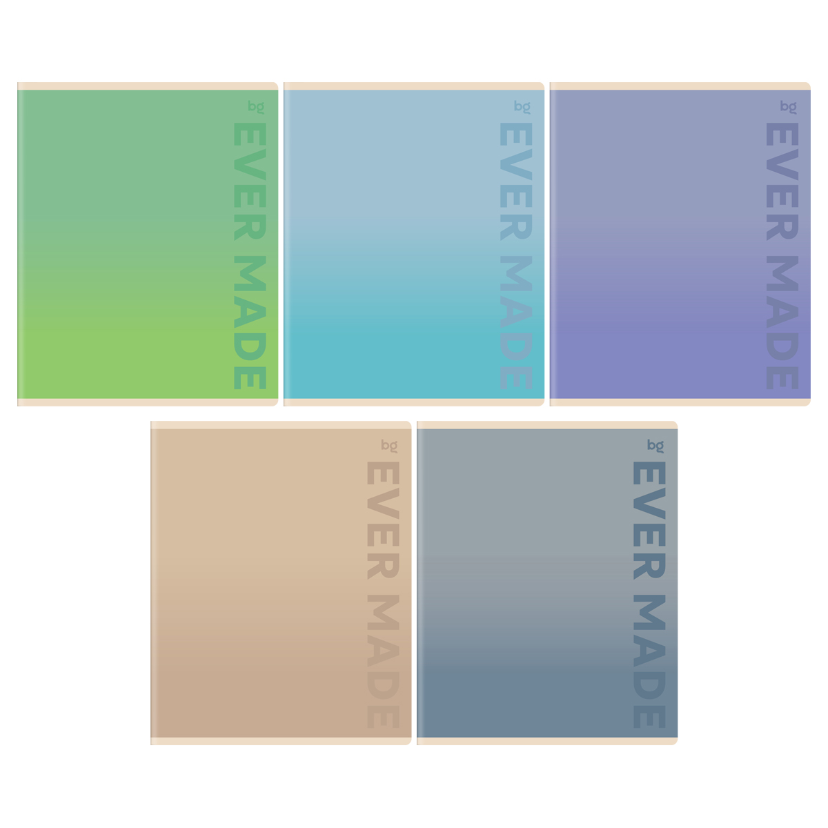 Тетрадь 48л. кл. "ever made" (bg) б/б,глянц.лам.,асс-т