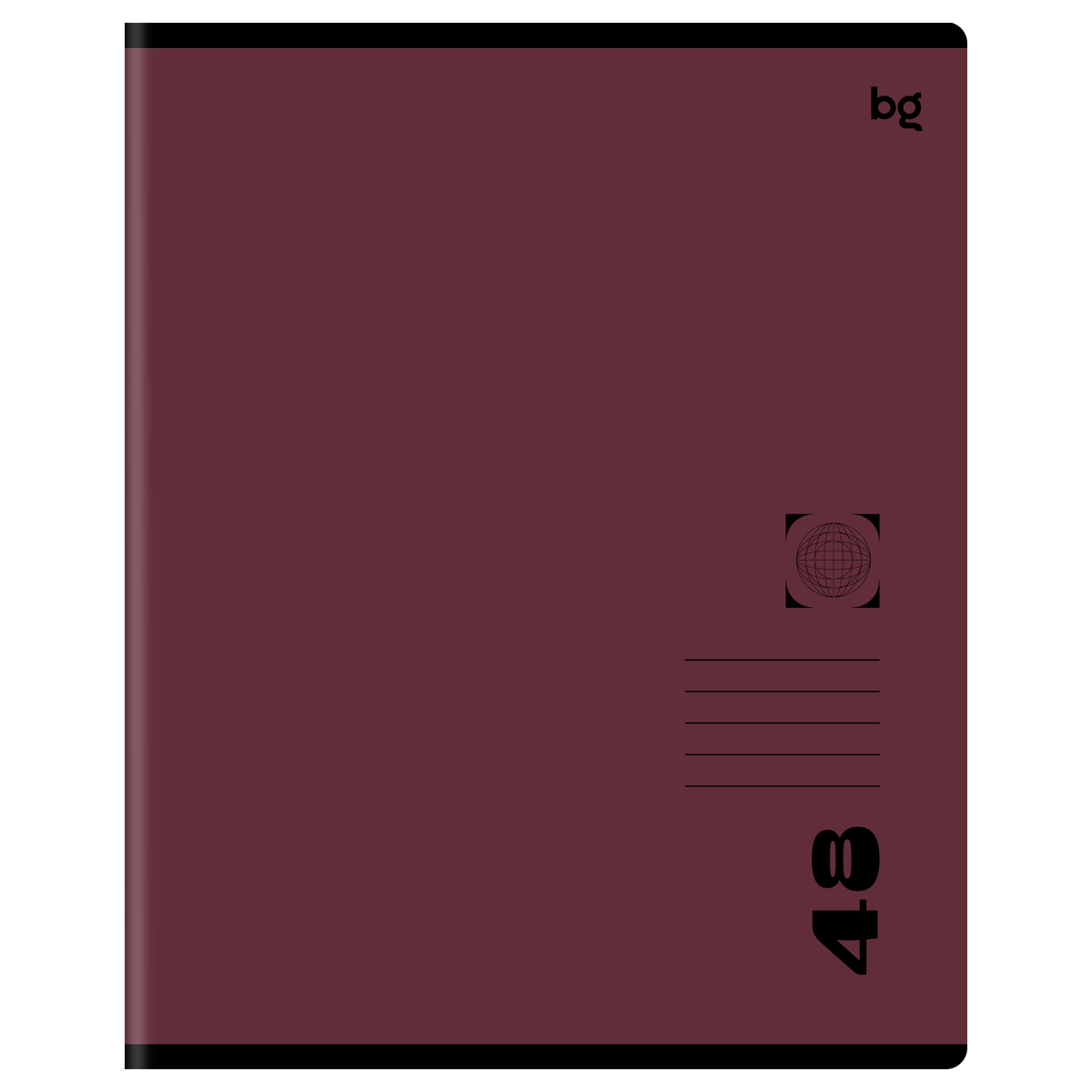 Тетрадь 48л. кл. "тёмные цвета" (bg) б/б,мат.лам.,асс-т