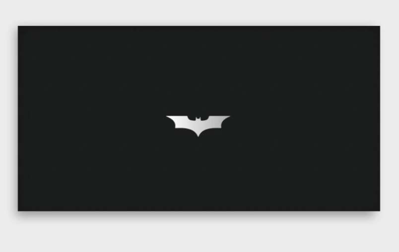 Конверт для денег "бэтмен" фольга