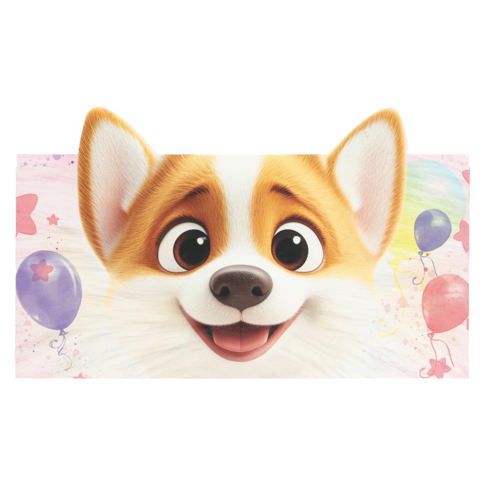 Конверт для денег "поздравляю!" корги