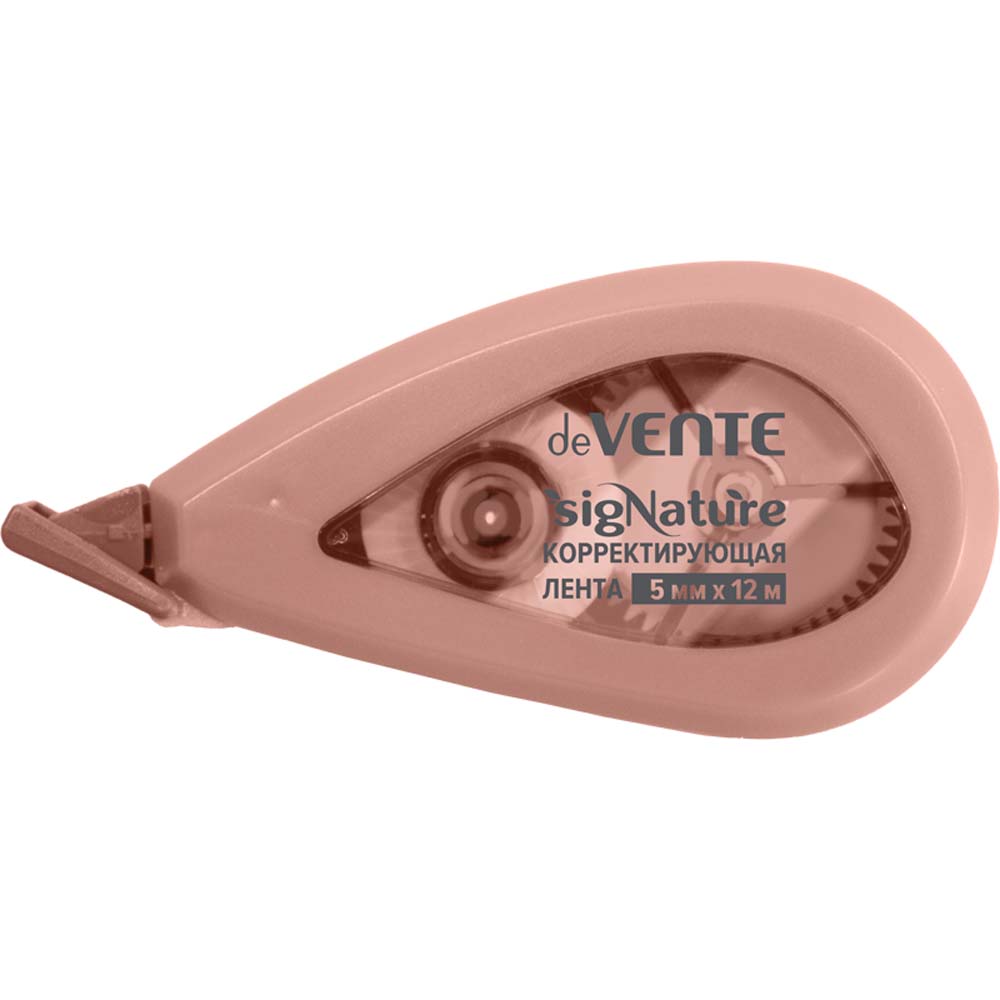 Корректирующая лента devente "signature" 5ммх12м пудрово-розовый