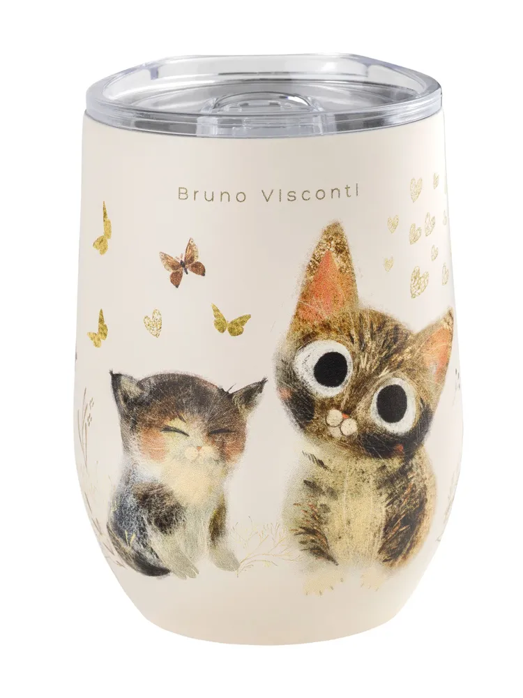 Термокружка "love me. котики. счастье" 360мл