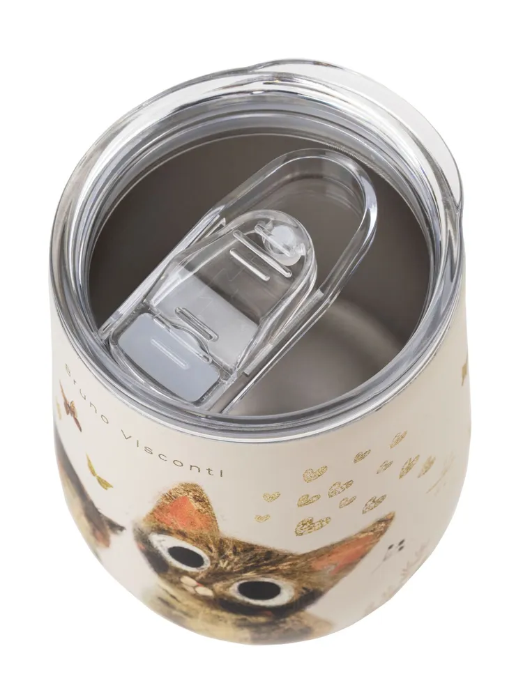 Термокружка "love me. котики. счастье" 360мл