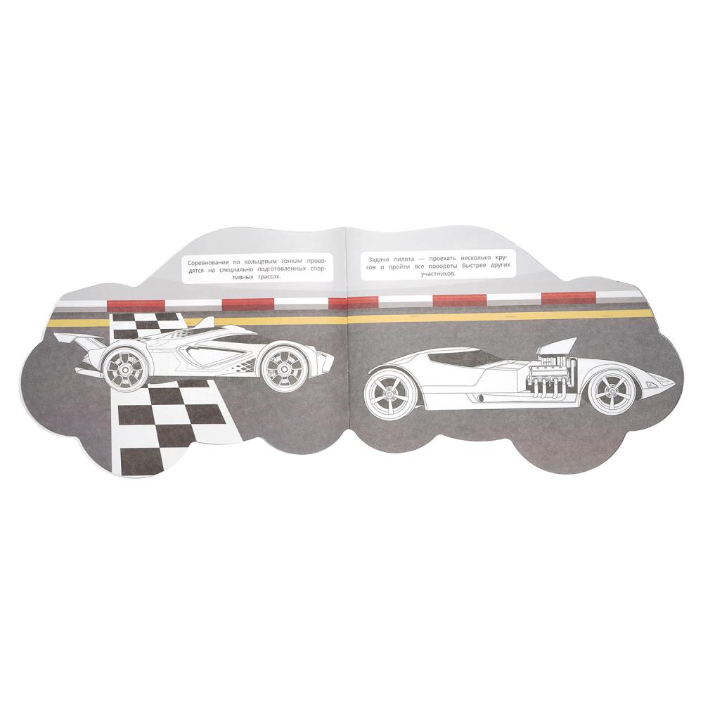 Раскраска "крутые гонки" (умка)