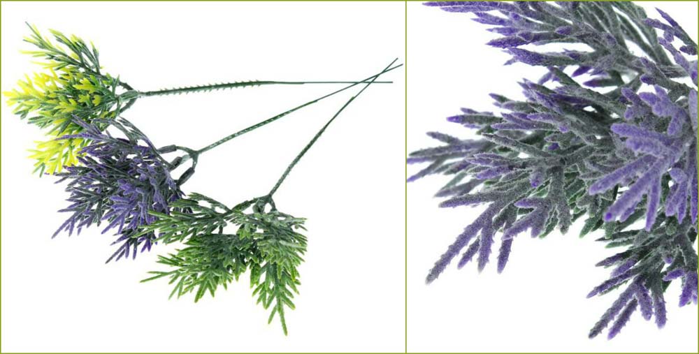 Букет "двухцветная травка" микс 18см