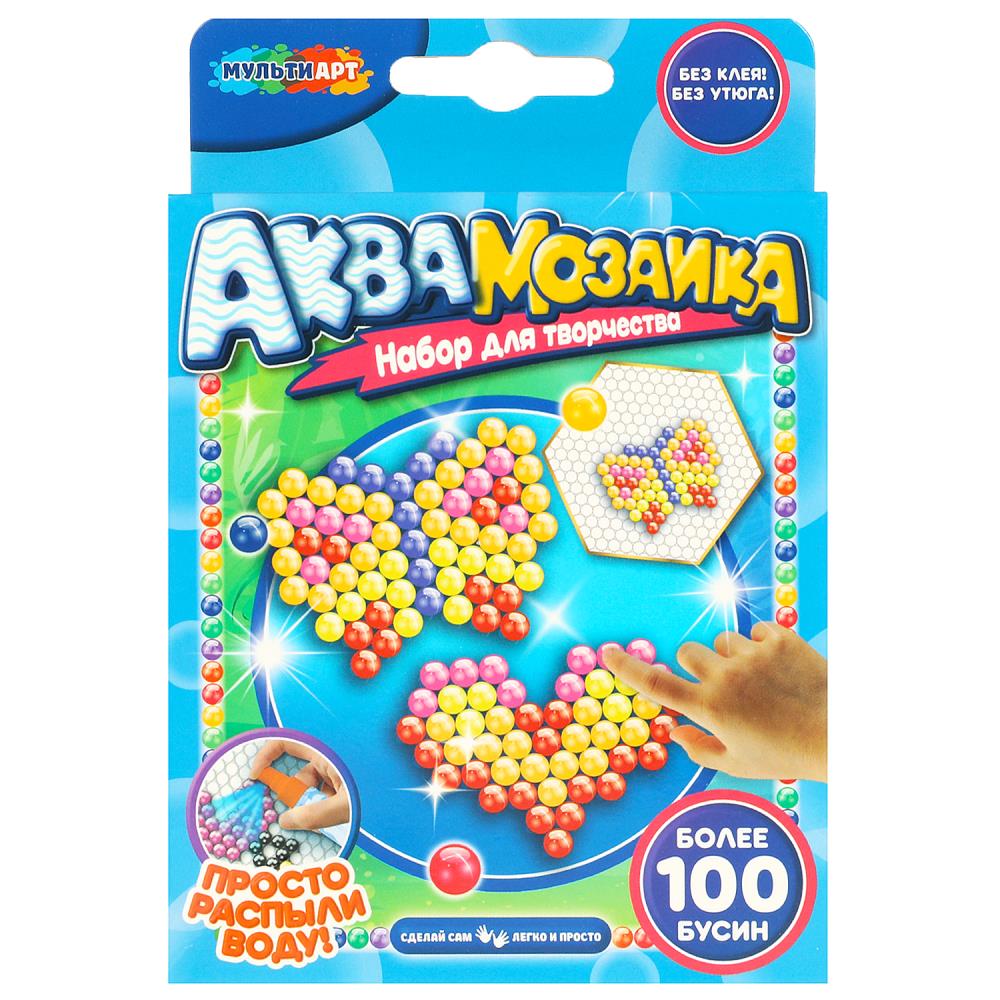 Наб. д/творч. аквамозаика "бабочка" 100 бусин