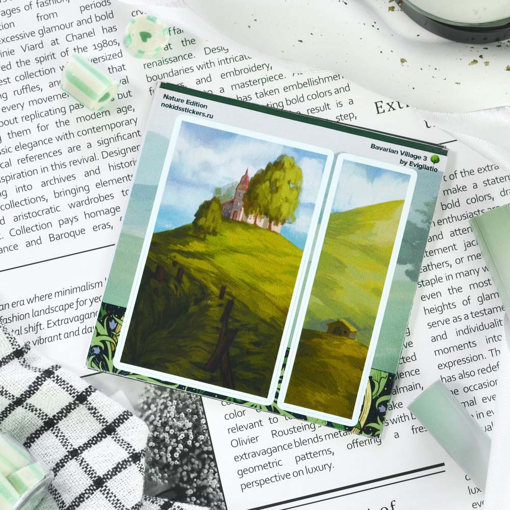 Наклейки 9х9см bavarian village 3