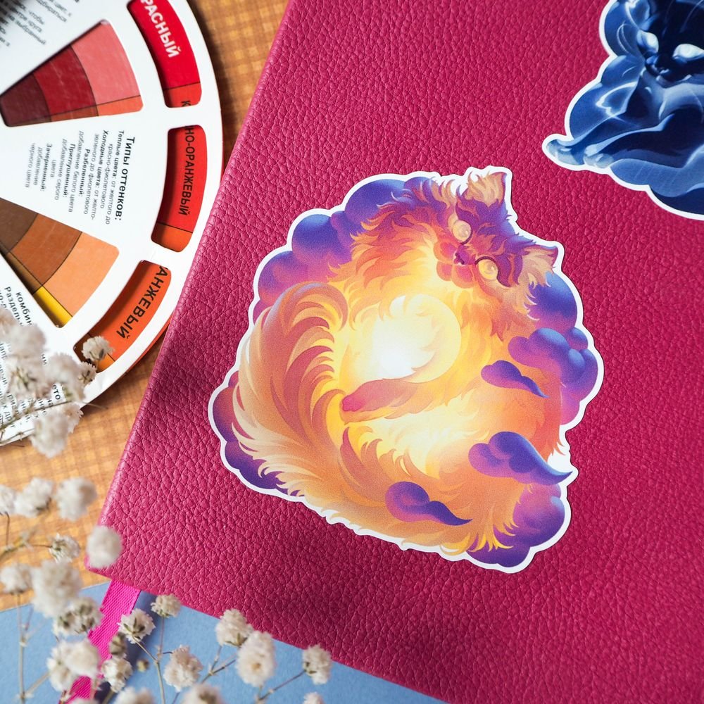 Наклейки 9х9см weather 2