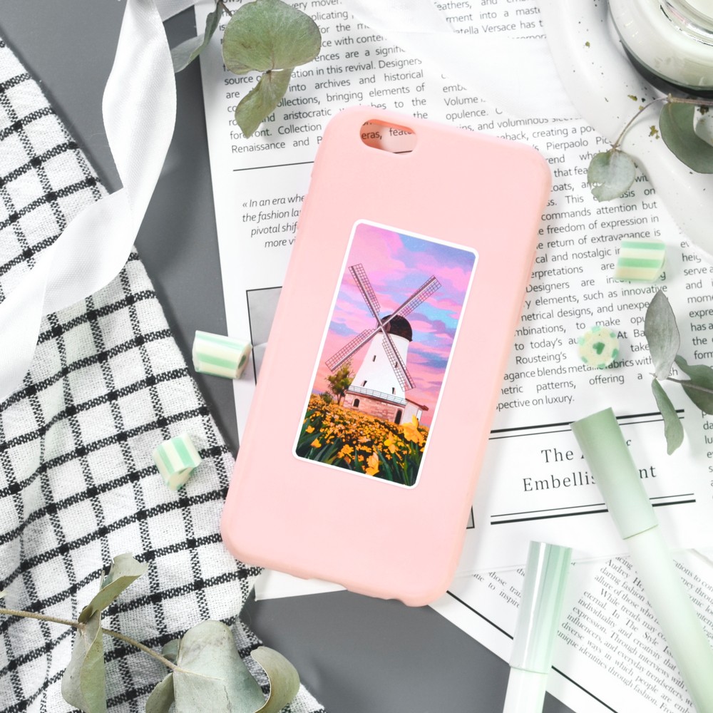 Наклейки 9х9см wind & blooms 1