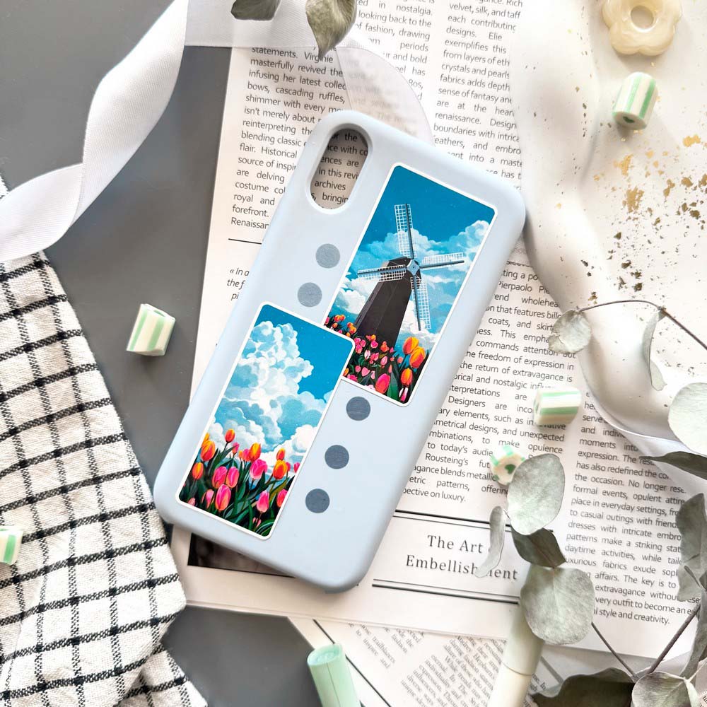 Наклейки 9х9см wind & blooms 2