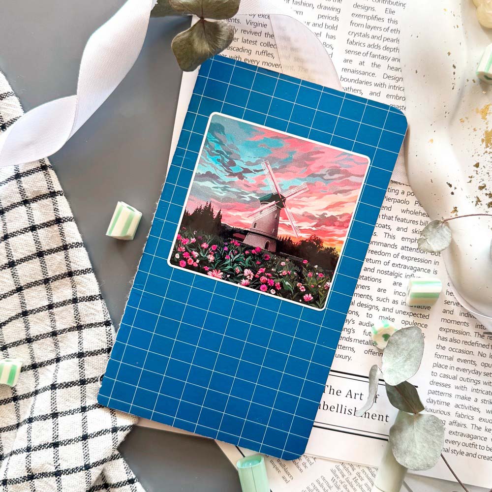 Наклейки 9х9см wind & blooms 3