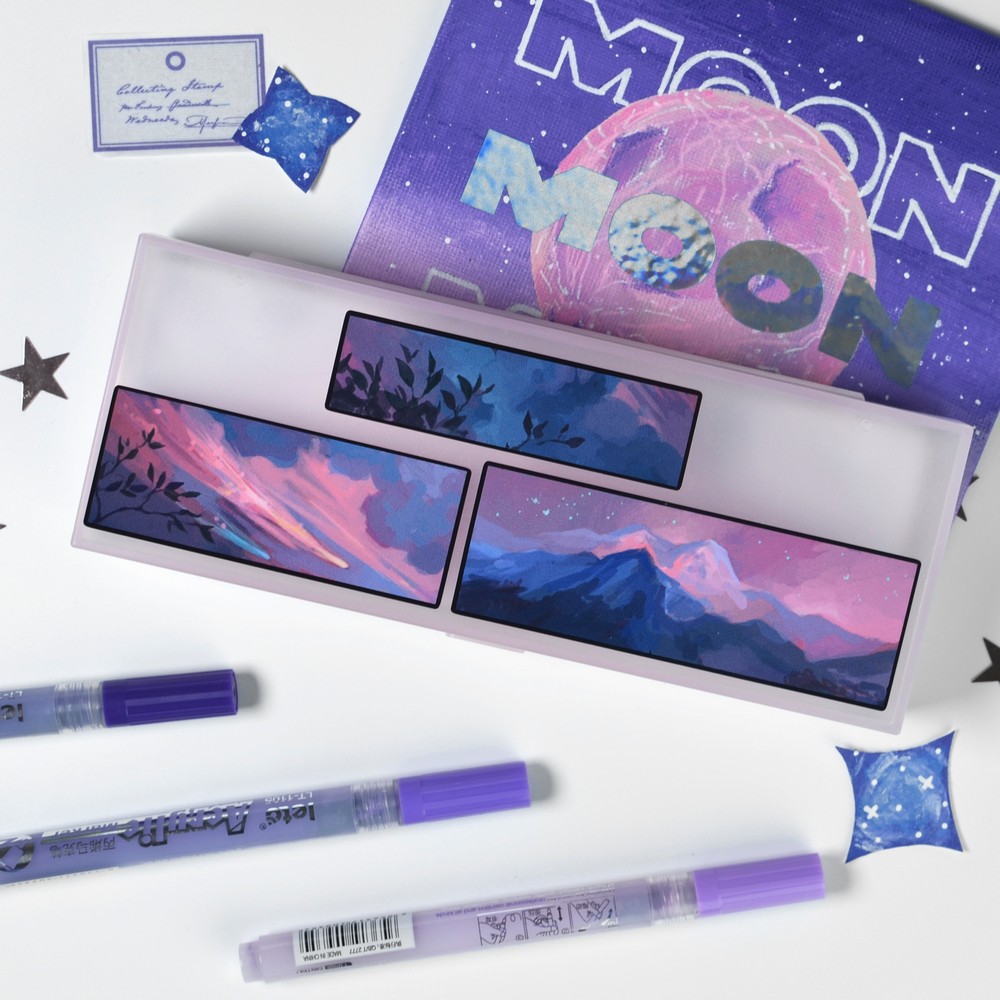 Наклейки а5 aurora path