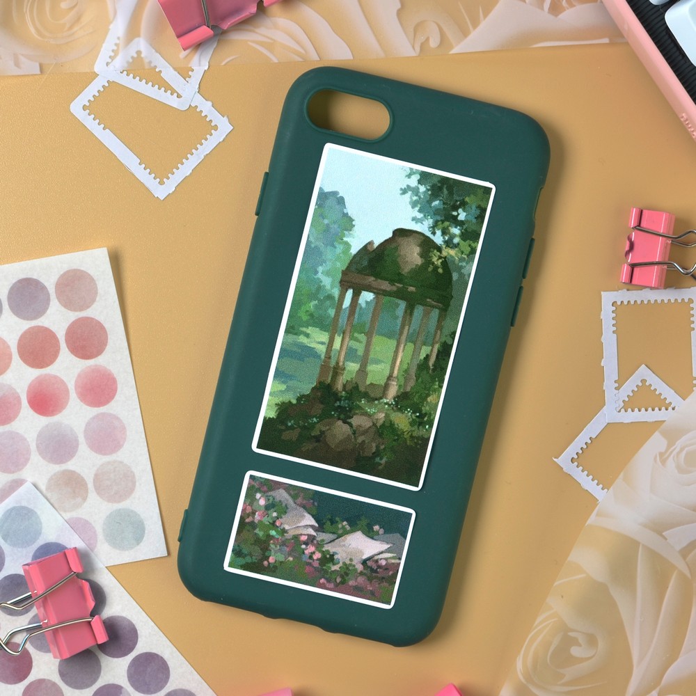 Наклейки а5 hidden garden