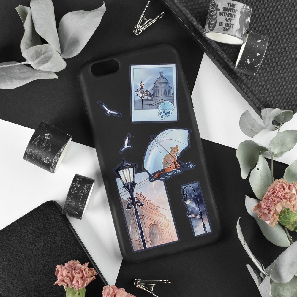 Наклейки а5 may rain