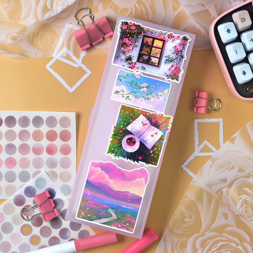 Наклейки а5 pastel meadows