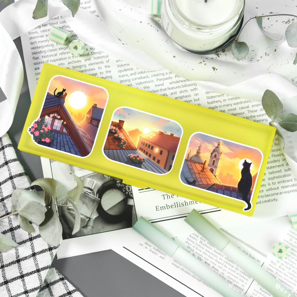 Наклейки а5 warm roofs