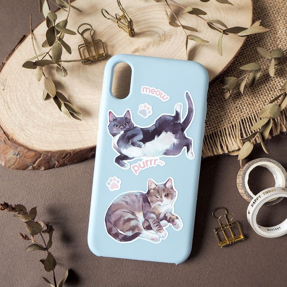 Наклейки винил а4 cats '21