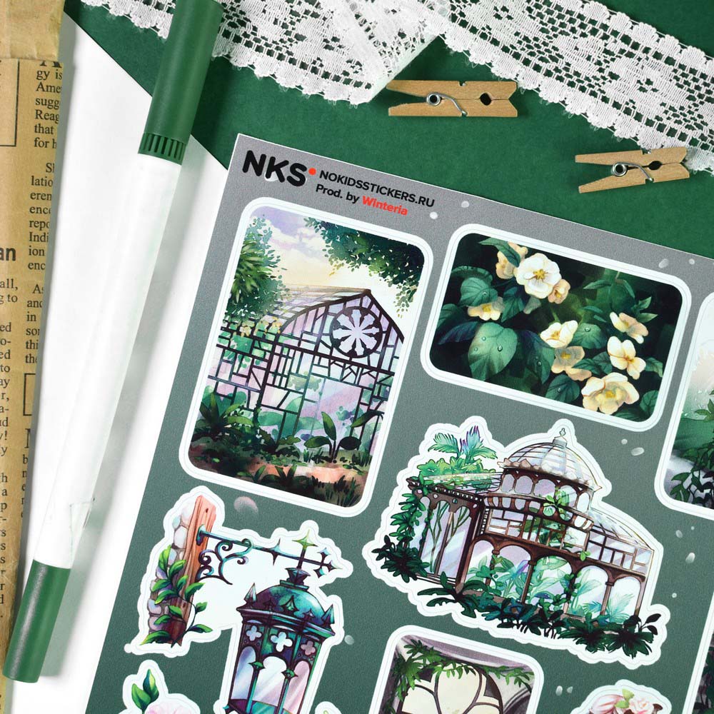 Наклейки винил а4 orangery