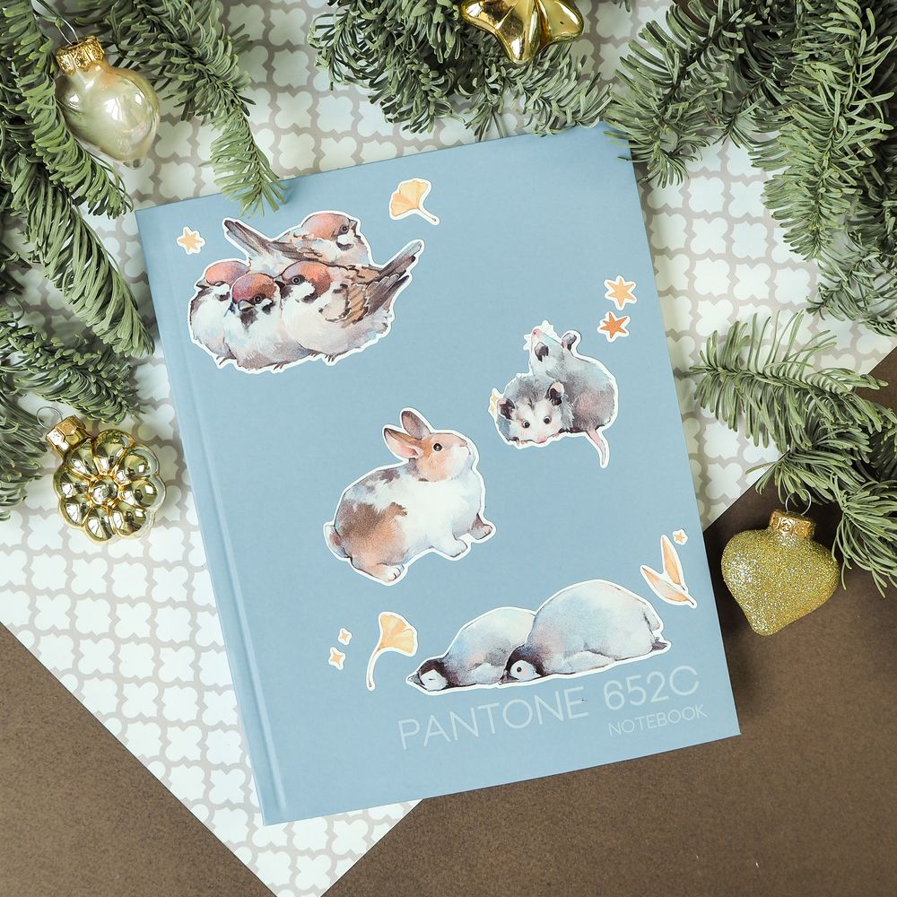 Наклейки винил а4 pudgy