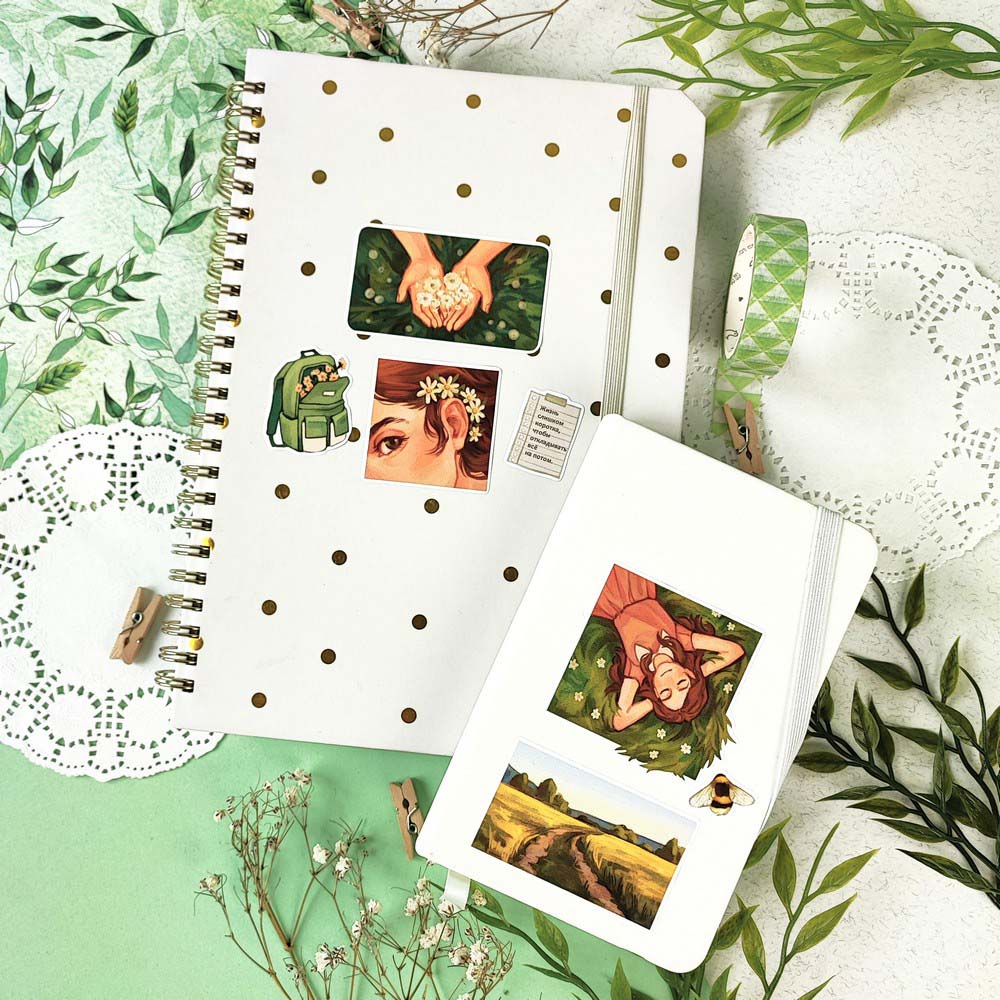 Наклейки винил а4 sunny day