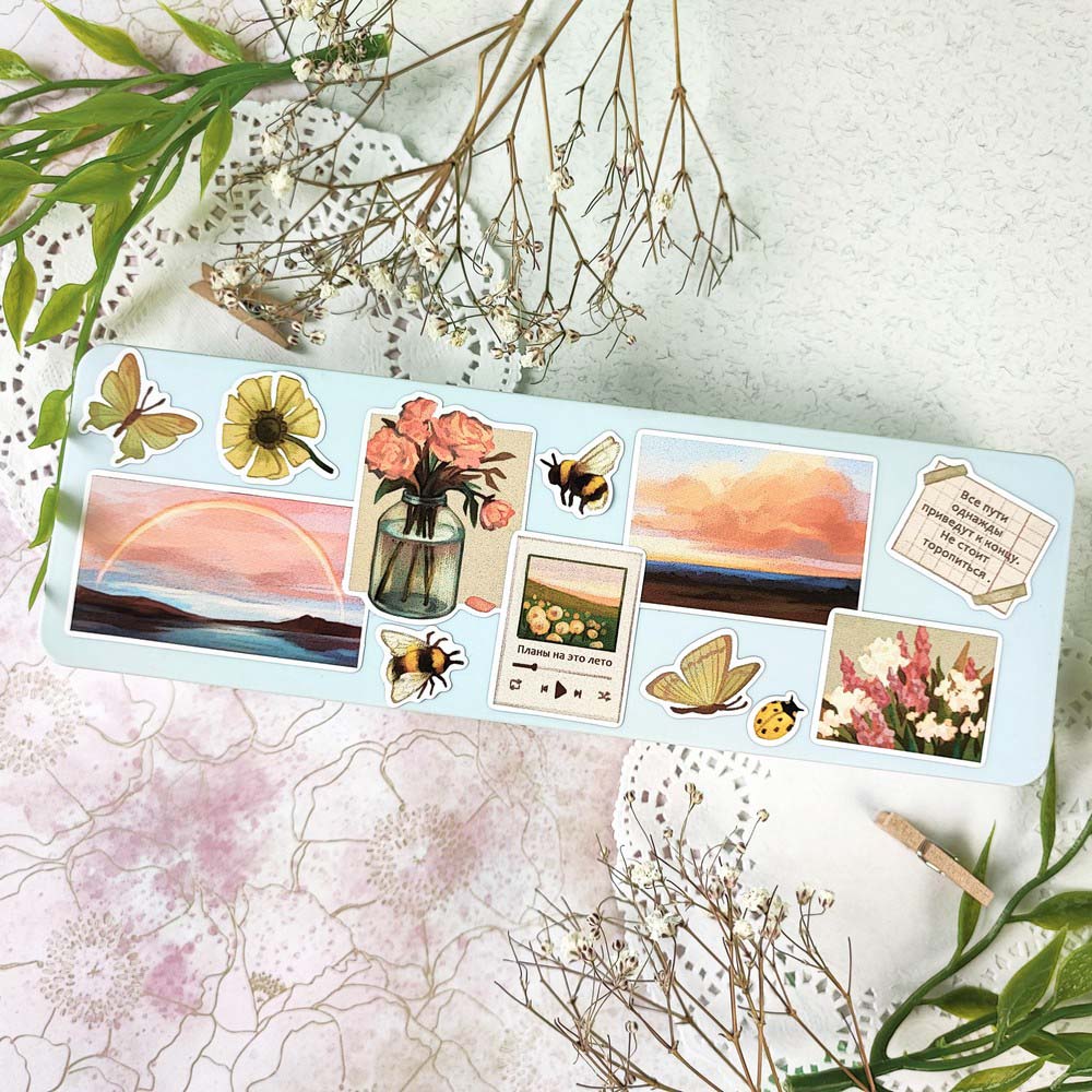 Наклейки винил а4 sunny day