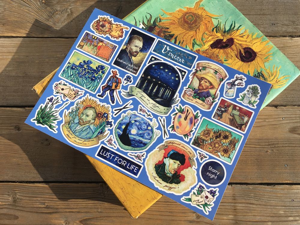 Наклейки винил а4 vincent