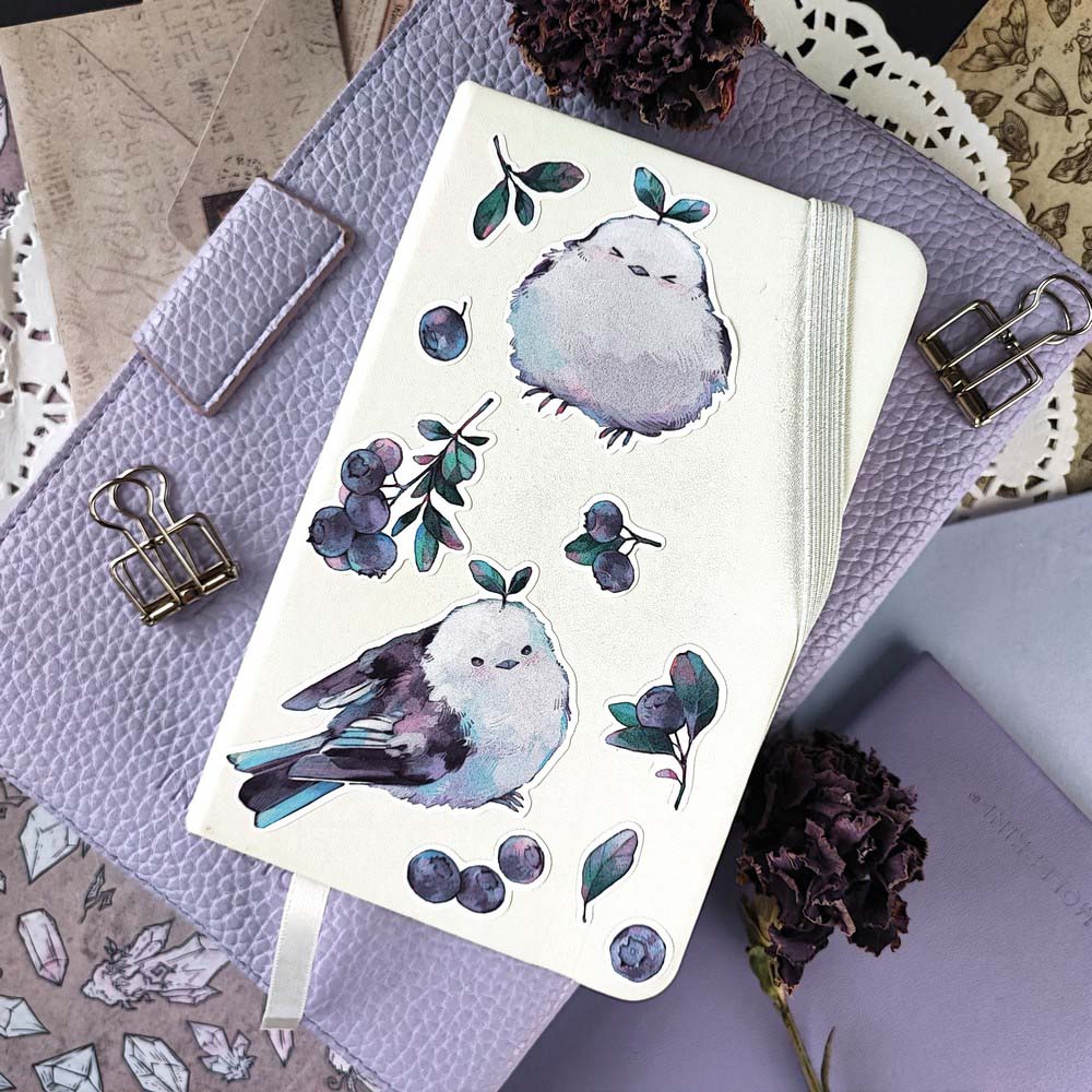 Наклейки 15х15см blueberry