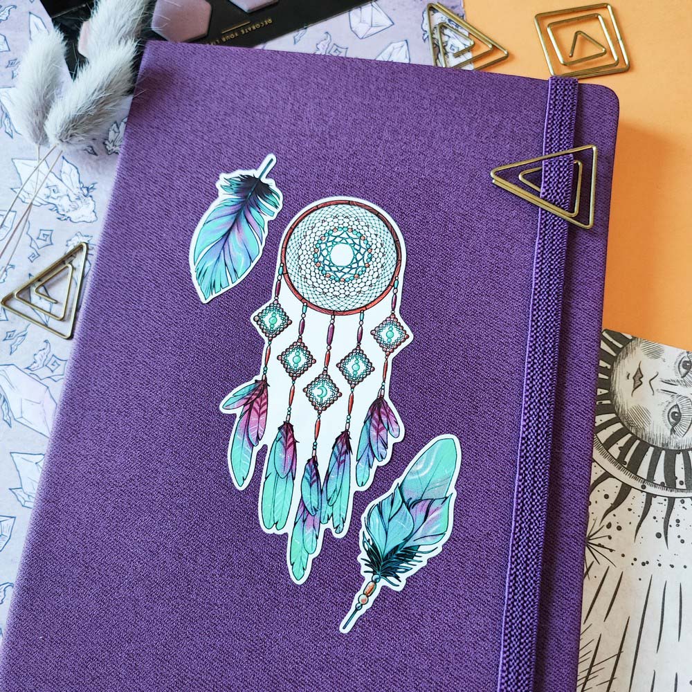 Наклейки 15х15см feathers