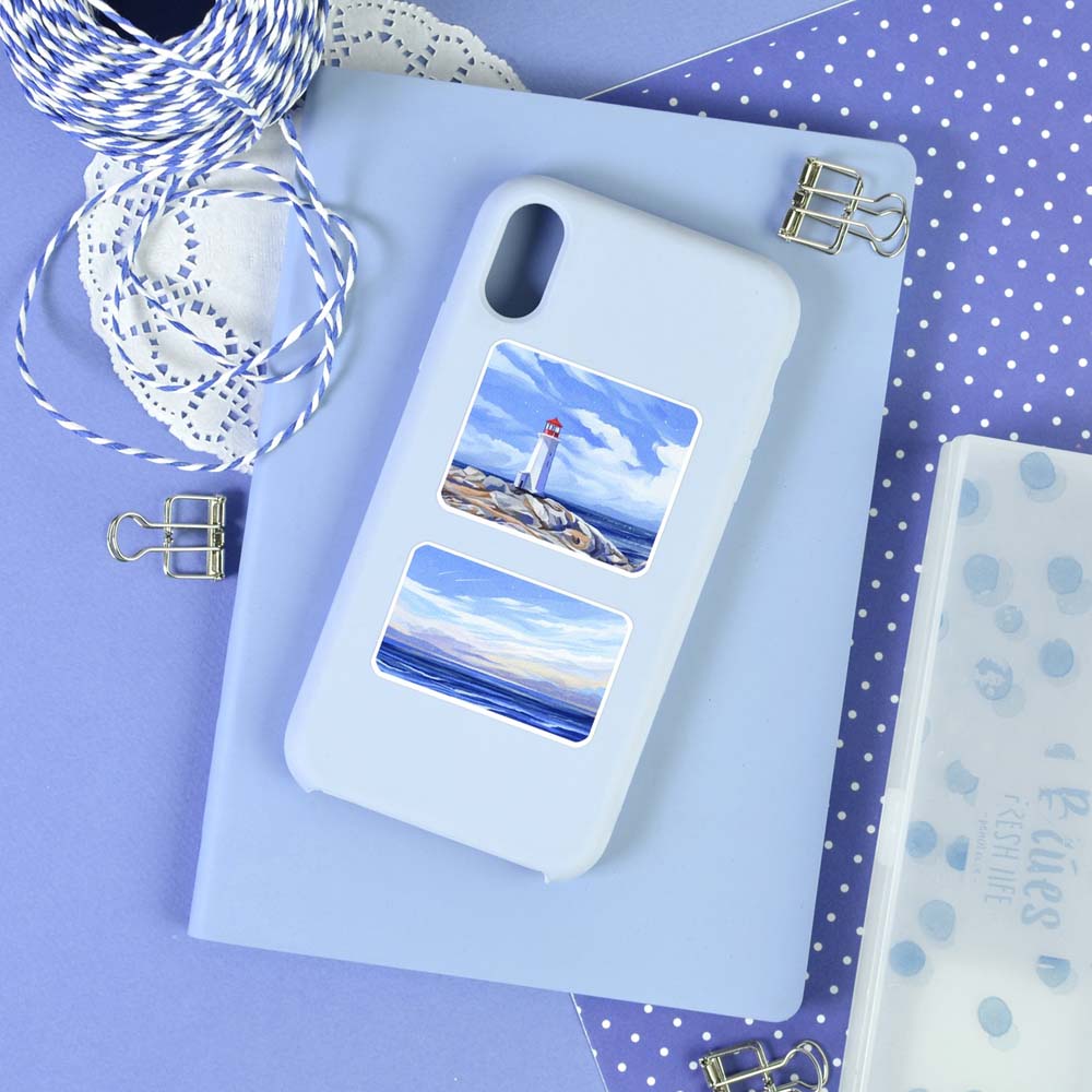 Наклейки 15х15см lighthouse