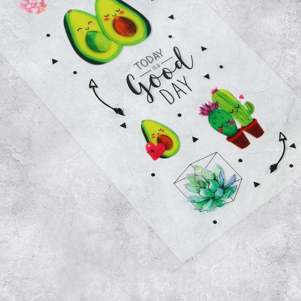 наклейки для телефона "today is good day" 8х14см Наклейки для телефона "today is good day" 8х14см