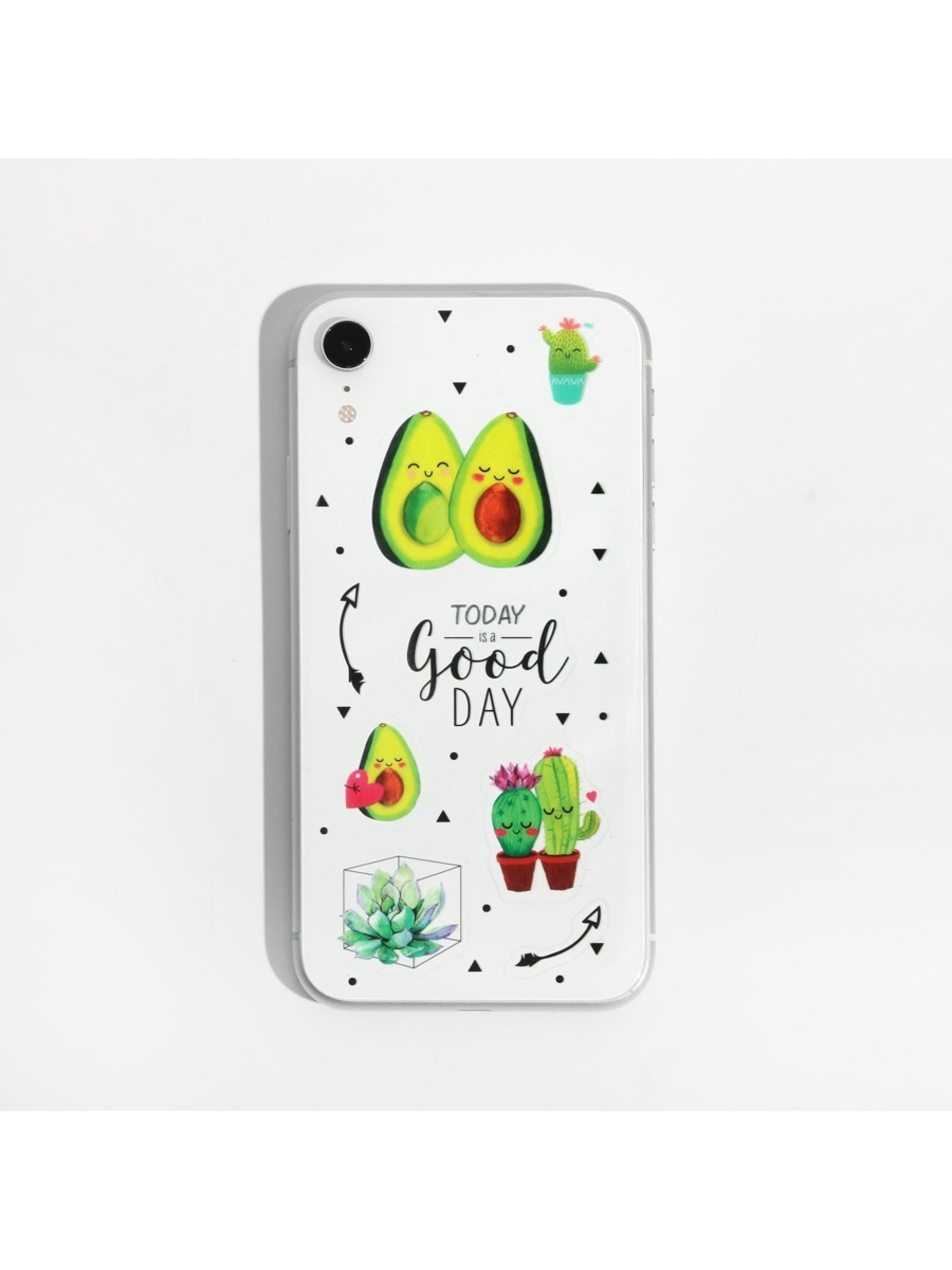 Наклейки для телефона "today is good day" 8х14см