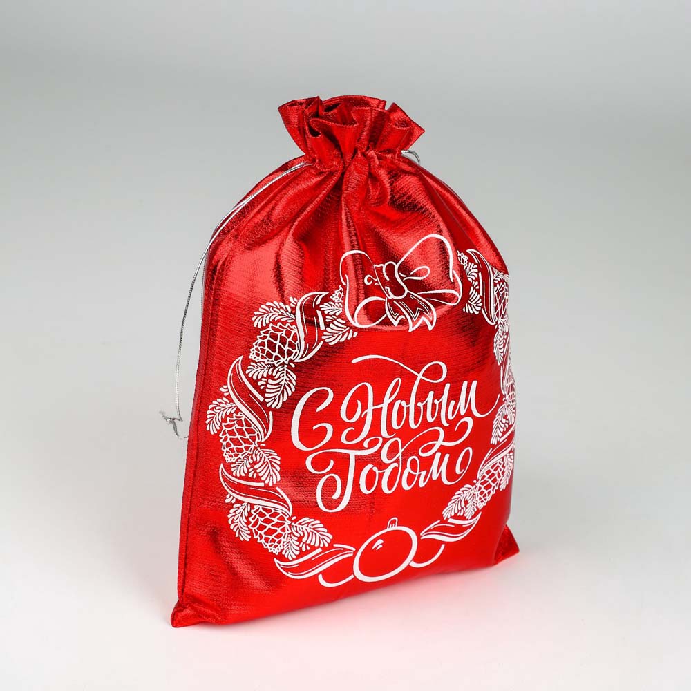 Мешочек подарочный "вера в чудеса" 20х30см парча