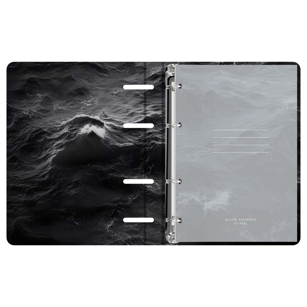 Тетрадь на кольцах 120л. кл. тв.обл. "ocean" (bg) мат.лам.