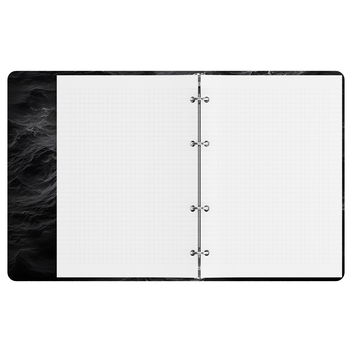 Тетрадь на кольцах 120л. кл. тв.обл. "ocean" (bg) мат.лам.