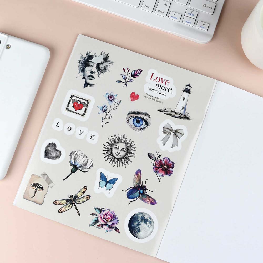 Альбом с наклейками "винтаж"