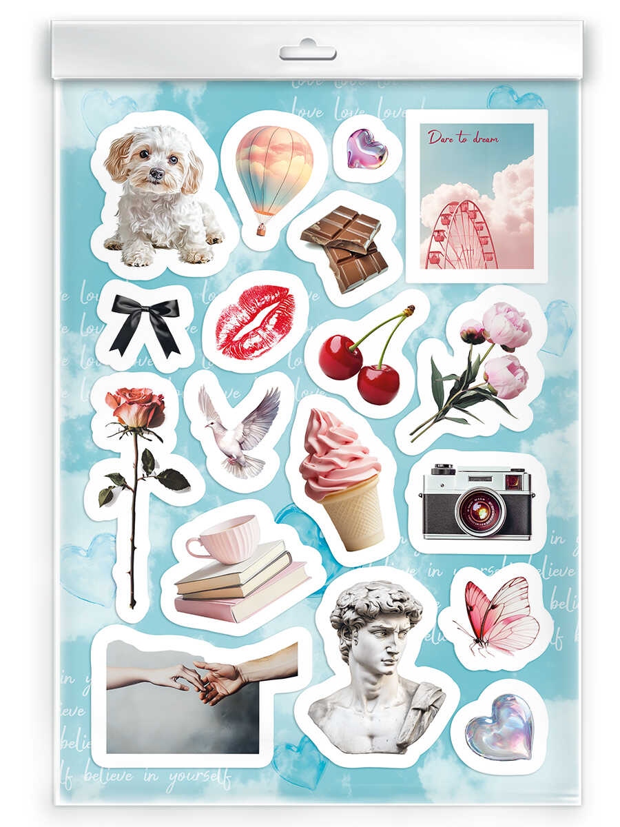 Наклейки "эстетика" а5