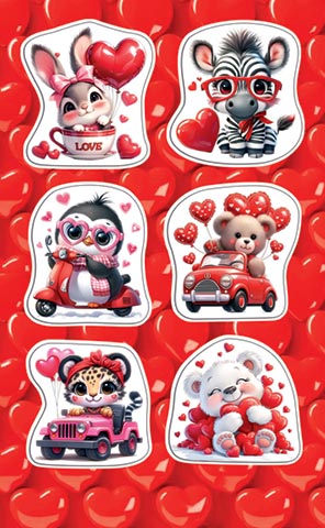 Наклейки а6