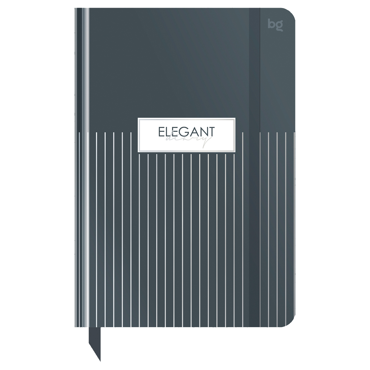 Ежедневник недатир. а5 ламинир.bg "minimal. black"