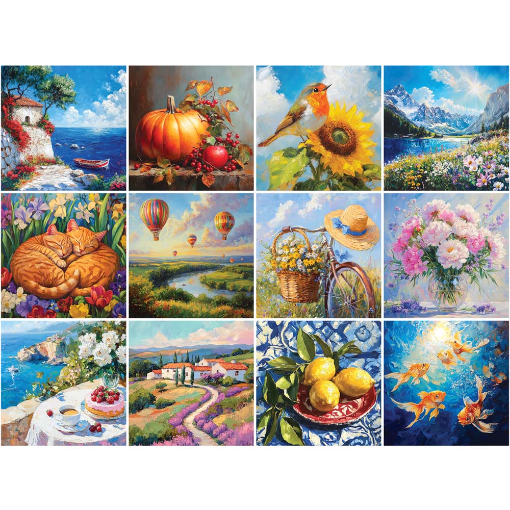 Календарь настенный перекидной 2026 29х29 12л. "солнечные дни"