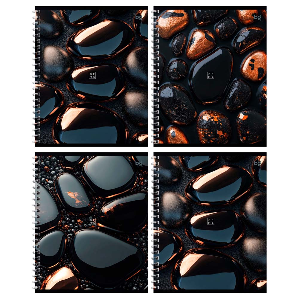 тетрадь на гребне 48л. кл. "камни" (bg) б/б,выб.лак,асс-т Тетрадь на гребне 48л. кл. "камни" (bg) б/б,выб.лак,асс-т