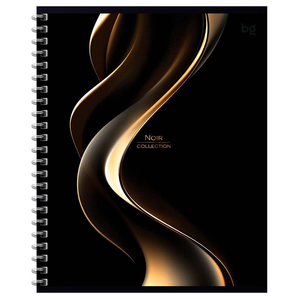 Тетрадь на гребне 48л. кл. "чёрная коллекция" (bg) б/б,софт тач,тиснен.фольгой,асс-т