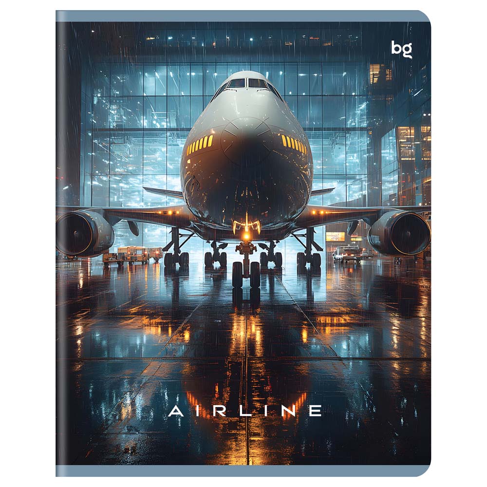 Тетрадь 96л. кл. "аэропорт" (bg) б/б,глянц.лам.,асс-т