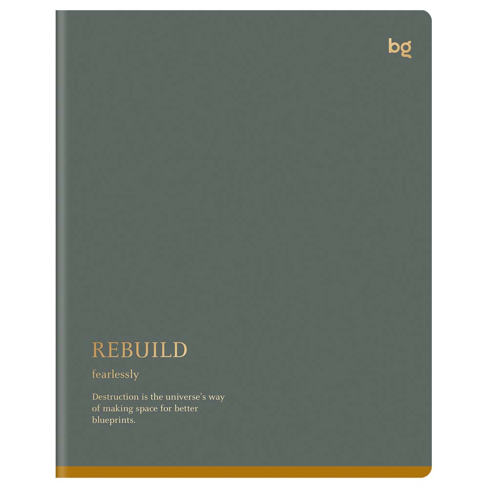 Тетрадь 96л. кл. "persevere" (bg) б/б,тиснен.фольгой,асс-т