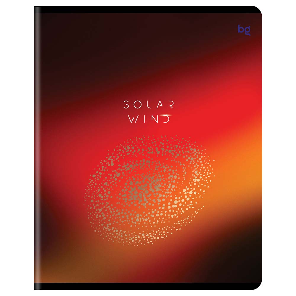 Тетрадь 96л. кл. "solar wind" (bg) б/б,тиснен.фольгой,асс-т