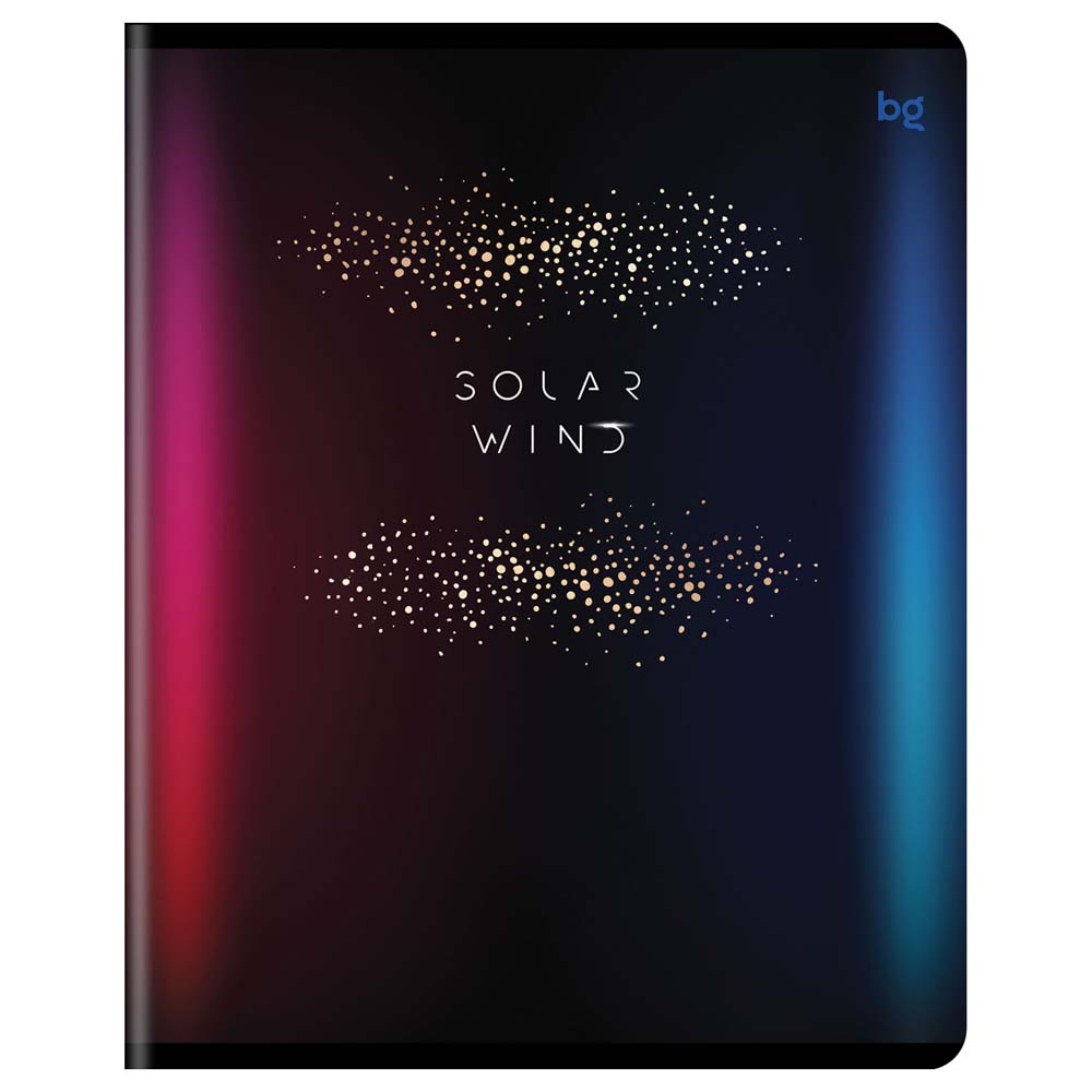 Тетрадь 96л. кл. "solar wind" (bg) б/б,тиснен.фольгой,асс-т