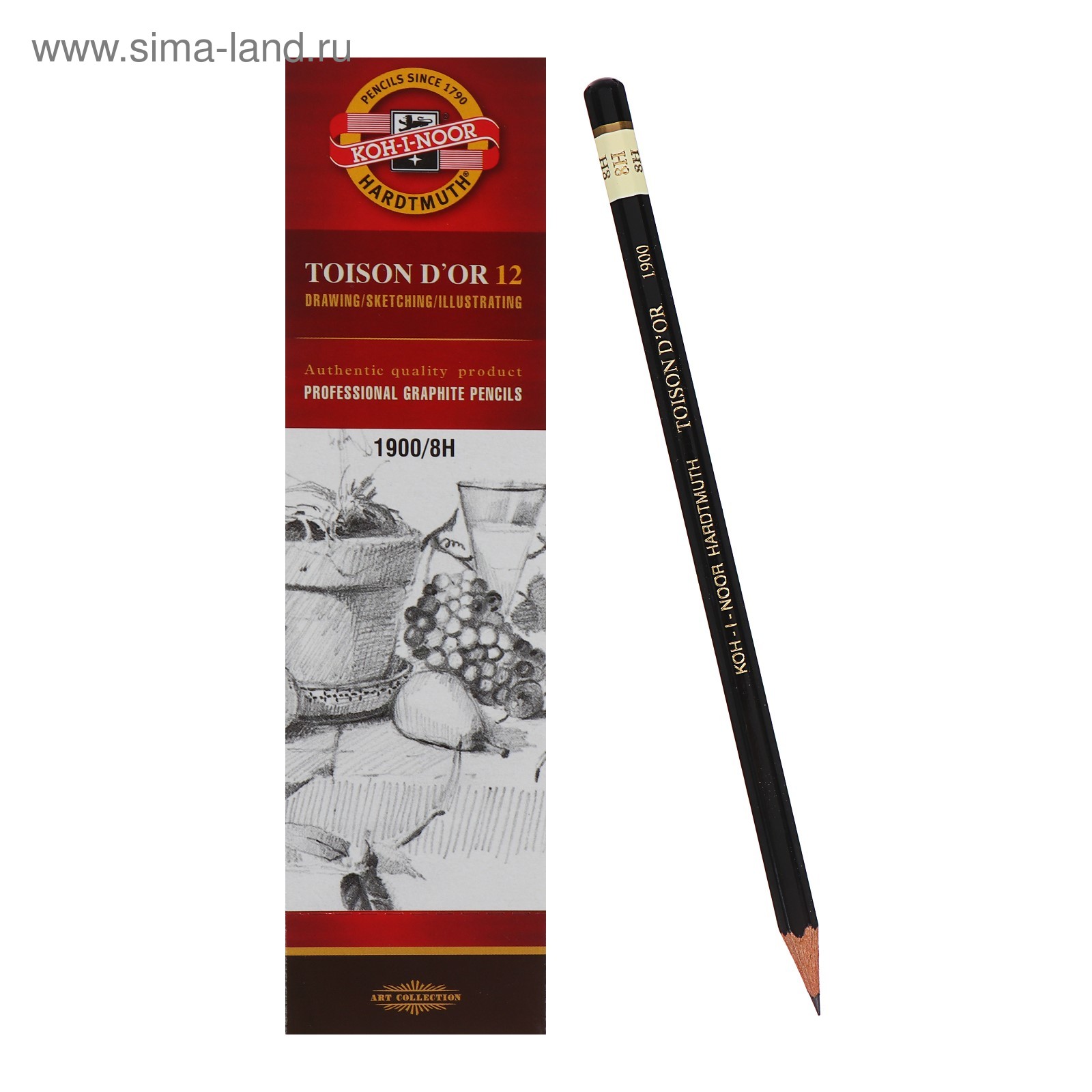 карандаш чернографитный "koh-i-noor" профес. 8н Карандаш чернографитный "koh-i-noor" профес. 8н