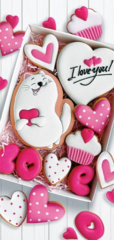 конверт для денег "love" блёстки Конверт для денег "love" блёстки